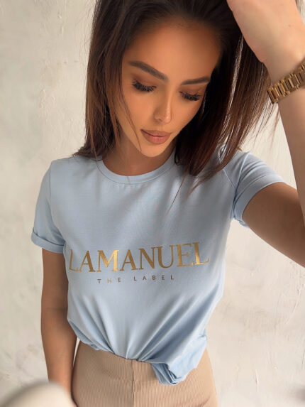 podkoszulek w kolorze babyblue