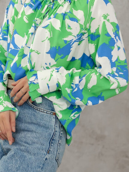 luźna bluzka hiszpanka