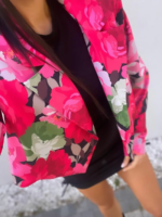 odzież wierzchnia w kwiaty