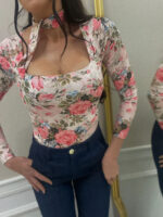 body w kwiaty Lamilla