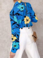 bluzka z długim rękawem z wiskozy Simplicity