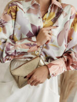 koszula w pastelowe kwiaty Simplicity