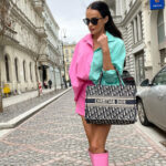 Dwu kolorowa koszula z marki LaMilla.