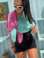 Luźna bluzka z bawełny LaMilla.