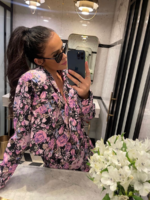 Oversizowa marynarka w kwiaty LaMilla.