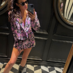 Krótka marynarka w kwiaty LaMilla.