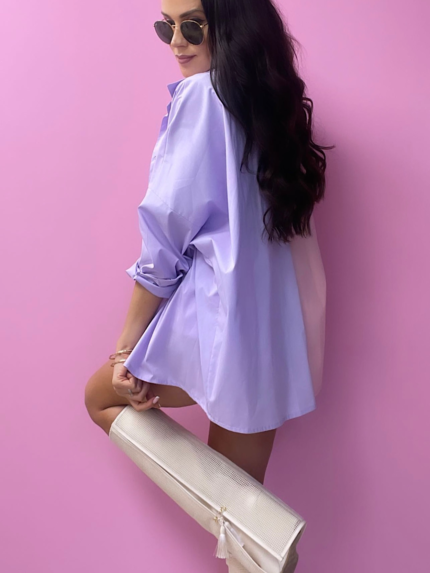 Koszula w kolorze lila i różu LaMilla.