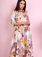 Wiskozowa sukienka polskiej produkcji Lola Fashion.