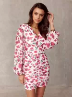 Sukienka drapowana polskiej produkcji Roco Fashion.