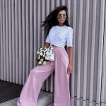 bawełniane spodnie i bluzka LaMilla