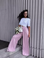 bawełniane spodnie i bluzka LaMilla