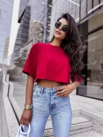 Czerwony t-shirt LaMilla