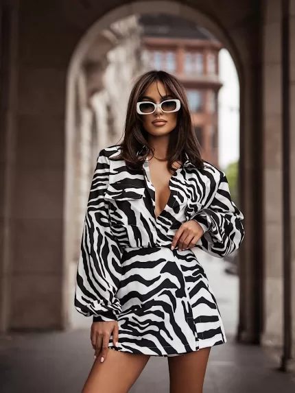 koszula w zebrę LaMilla