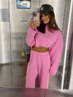 Różowy , dresowy komplet LaMilla