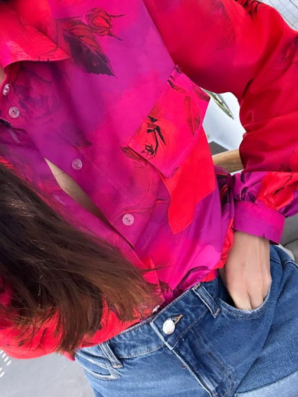 Bluzka z długim rękawem z wiskozy polskiej produkcji LaMilla