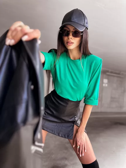 Bluzka z przedłużanym rękawem z bawełny LaMilla