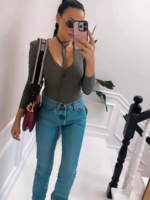 Body w kolorze khaki LaMilla