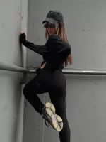 Czarny dres La Manuel