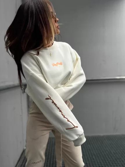 Krótka bawełniana bluza La Manuel