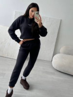 Ocieplany komplet dresowy w grafitowym kolorze LaMilla