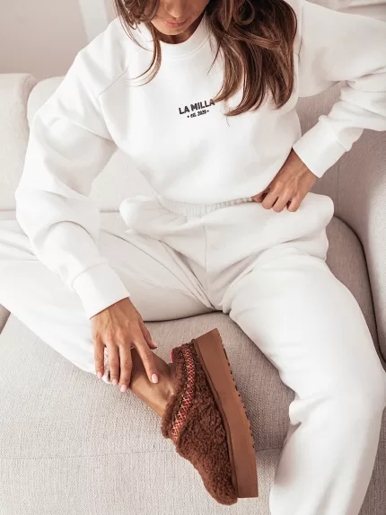 Biały komplet dresowy LaMilla