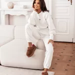 Biały dres bawełniany LaMilla