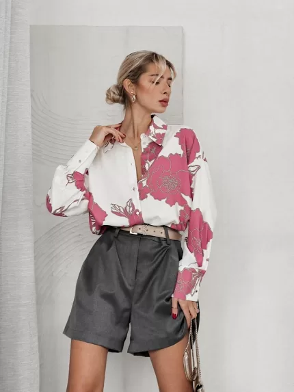 Bluzka w kwiaty Simplicity