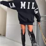 Czarna oversizowa bluza LaMilla