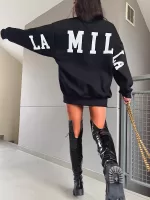 Czarna oversizowa bluza LaMilla