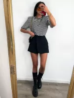 Tshirt w czarno-białe paski LaMilla