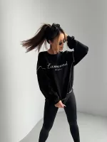 Czarna bluza Whatever LaManuel
