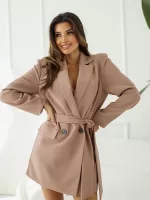 Sukienko marynarka w kolorze beżowym