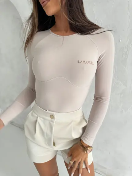 Beżowe body LaManuel