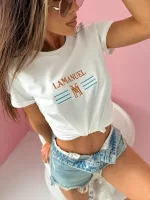 Tshirt Oh Boy ecru LaManuel