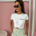 Tshirt Play Me biały LaManuel