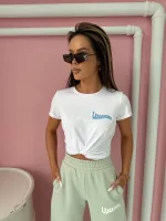 Tshirt Play Me biały LaManuel