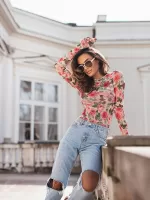 Bluzka w kwiaty LaMilla