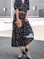 Sukienka z wiskozy Simplicity