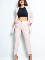 Marynarka i spodnie w kolorze beżowym