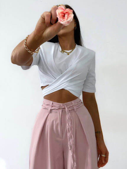 Biała bluzka lejce LaMilla