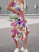 Maxi sukienka na ramiączkach Simplicity