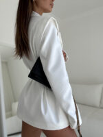 Biała przedłużana marynarka LaMilla