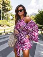 Spodenki z kimonem i body w zebrę LaMilla