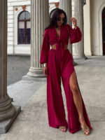 Bordowy komplet Lamilla