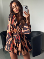 Elegancki satynowy kombinezon Belluci