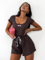 Brązowe spodenki Chic Lamilla