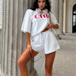 Bawełniane krótkie spodenki Lamilla