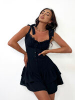 Sukienka na wiązanych ramiączkach lamilla