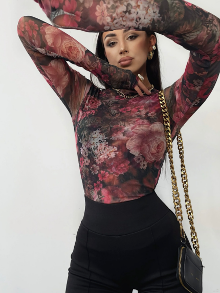 Siateczka w kwiaty Lamilla