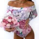 Body hiszpanka w kwiaty Lamilla